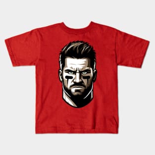 Jason Kelce Serious Face Kids T-Shirt